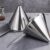 1 (10) Heavy Duty Stainless Steel V Shape Conical Strainer