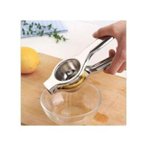 Lemon Squeezer - Silver, Heavy-Duty Stainless Steel, Ergonomic Design