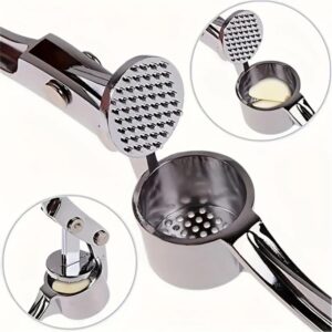 Garlic Press and Crusher for Kitchen — Heavy‑Duty Alloy Garlic Mincer & Ginger Masher