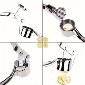 Garlic Press and Crusher for Kitchen — Heavy‑Duty Alloy Garlic Mincer & Ginger Masher