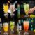 IMG-20261012-WA0011 Milk shake glass smoothie glass/juice set Clear: 380ml flask